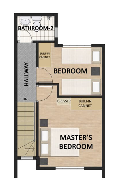 Residencias de Francesca Townhouse Floorplan 2